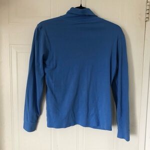 L.L BEAN Blue Turtleneck